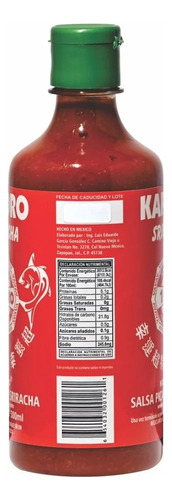 4pz Salsa Picante Sriracha Kaporo 500ml