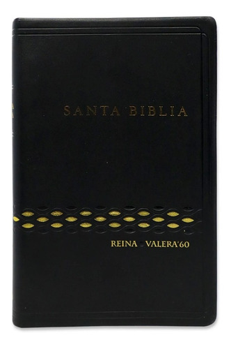 Biblia Letra Regular Rvr1960 Cubierta Vinil Negro, De Reina Valera 1960. Editorial Peniel, Tapa Blanda En Español
