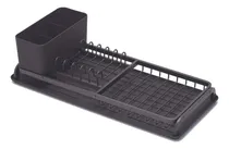 Comprar Escurridor De Platos Compacto Gris Oscuro