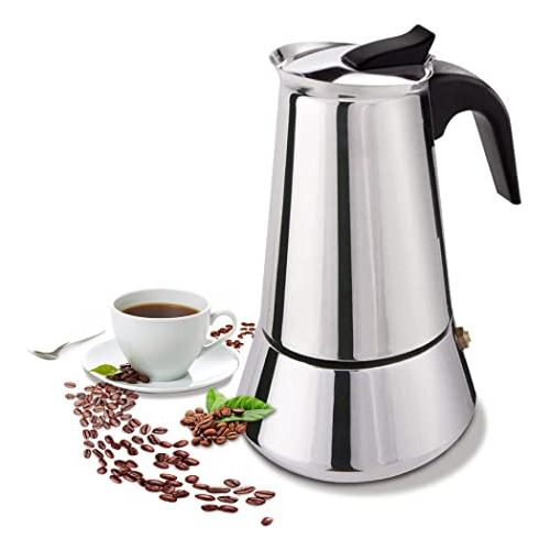 Fcus Cafetera De Café Expreso Para Estufa, 6 Tazas/10.1 Fl O