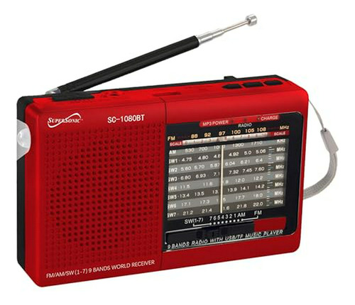 Radio  Portátil Con Bluetooth