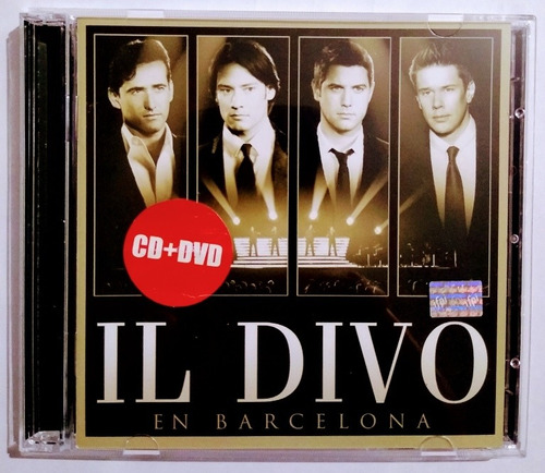 Il Divo Cd + Dvd En Barcelona 10 Temas En Cd Y  23 En Dvd