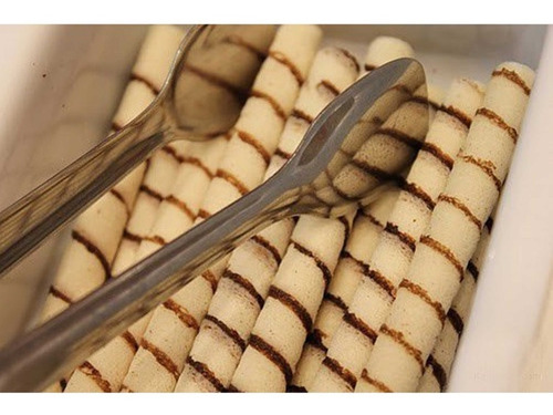 Caixa Tubetes Rolinhos De Wafer Baunilha Barion 1kg
