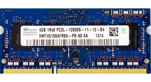 Memoria Ram Hynix 4gb Pc3l-12800 1600 Mhz So Dimm Ddr3l