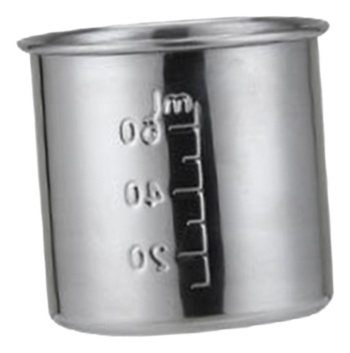 Vaso Graduado For Medicinas, Vaso De Acero Inoxidable 60 Ml