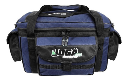 Bolsa Pesca Jogá Apetrechos Acessórios Organizados Azul- G Cor Azul