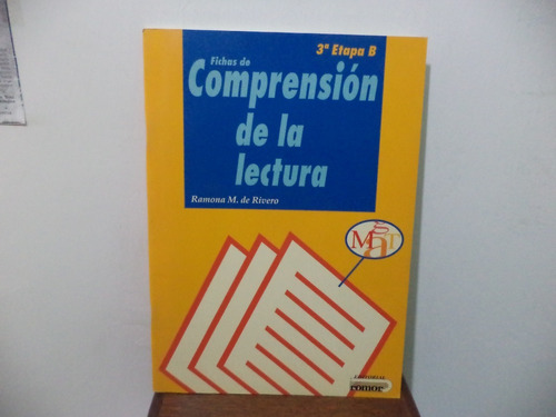Fichas De Compresion De La Lectura 3er Etapa B. Romor
