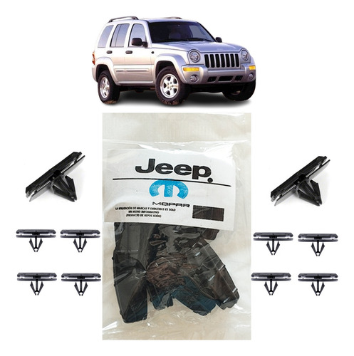 Clip Gancho Buches Guardafango Jeep Cherokee Liberty 10 Und