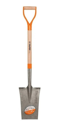 Pala Punta Pocera 21cm Puño Metalico Jardineria Truper 17156