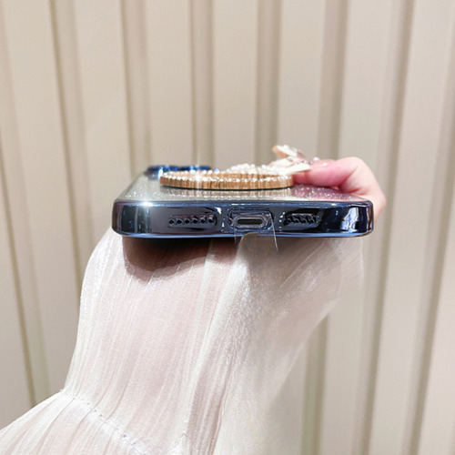 Funda Para Oppo A5 Pro Espejo Perlas Polvo Flash+mica