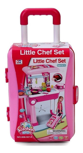 Cocinita De Juguete Plegable Tipo Maletica Para Niñas