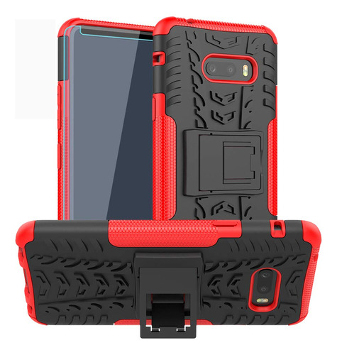 Sktgslamy Funda Para LG G8x Thinq, Con Protector De Pantall.