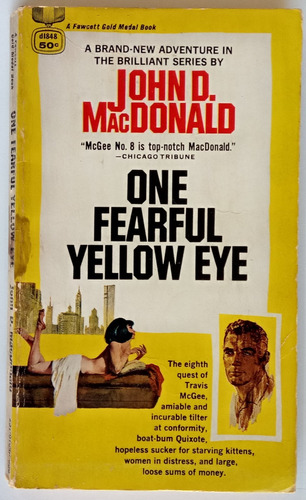 One Fearful Yellow John D. Macdonald Fawcett Inglés Libro