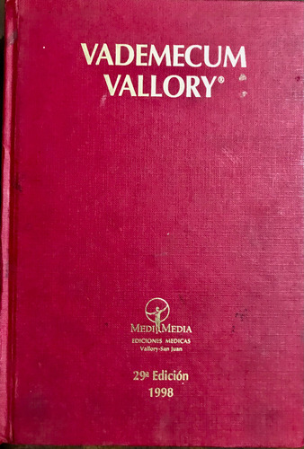 Vedemecum Vallory 29a Edición 1998 Tapa Dura