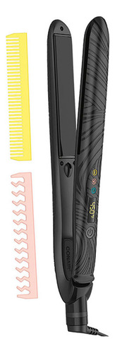 Alaciadora Rizadora Cabello Cerámica Iones Conair Digital Color Negrales