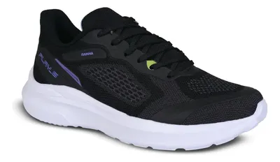 Tênis Masculino E Feminino Play V Rainha Preto/roxo Liso 35 Br