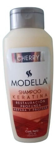 Shampoo Con Keratina Modella Cherry Restauración Profunda