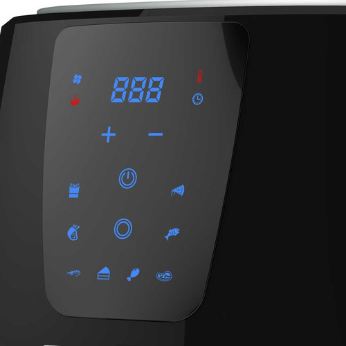 Freidora De Aire Digital 6 Lts Goldstar Gd-480 Air Fryer 1300w Control Táctil Intuitivo Display Digital Visor De Cocción 8 Programas