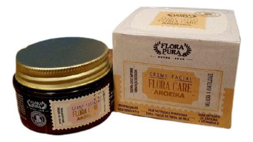 Creme Facial De Aroeira Flora Care 100g