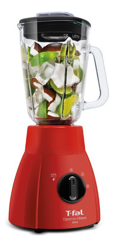 Licuadora 2 Vel Vaso Vidrio Roja 550 W Optimix Tefal