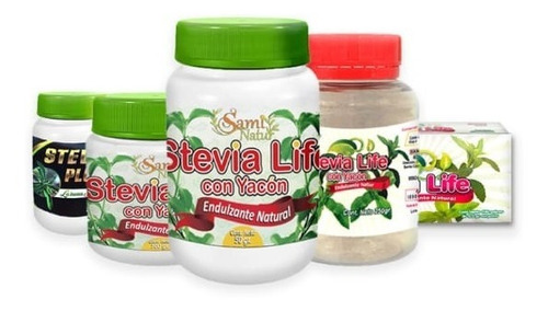 Imagen 2 de 2 de Stevia Life Con Yacon - Producto Peruano 100% Natural