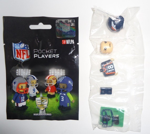 Pocket Player (lego) Nfl Denver Broncos Peyton Manning 18