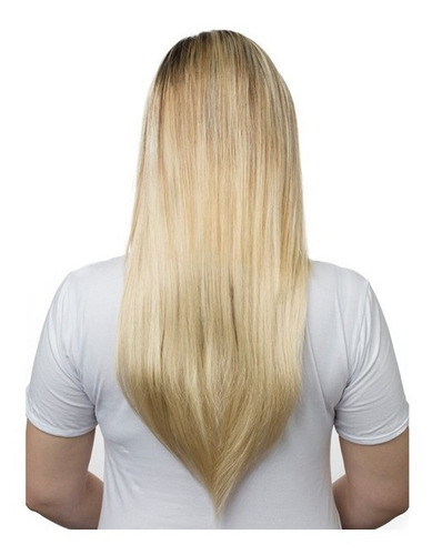 Aplique Liso Longo Tic Tac Hairdo 63cm Louro Sueco