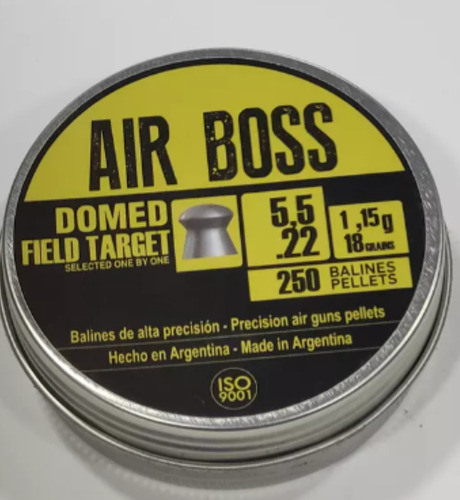Poston Apolo Air Boss Domed Field Target 5.5mm 18gr 1000u