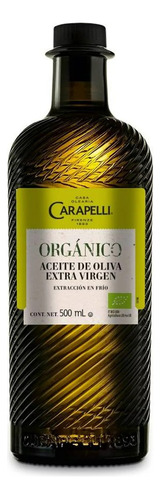 Aceite De Oliva Carapelli Extra Virgen Orgánico 500 Ml