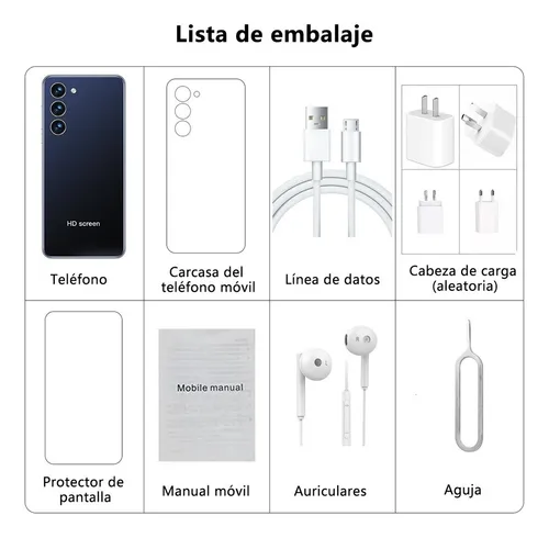 Smartphone Android Barato S23+ Dual Sim De Doble Modo De Esp