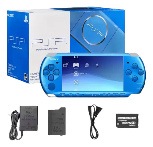 Sony Playstation Portatil (psp) 3000 + Fone Kz E Pelicula