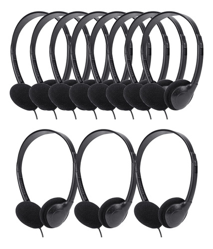 Qwerdf Paquete De 24 Auriculares A Granel Para Nios, Aulas,