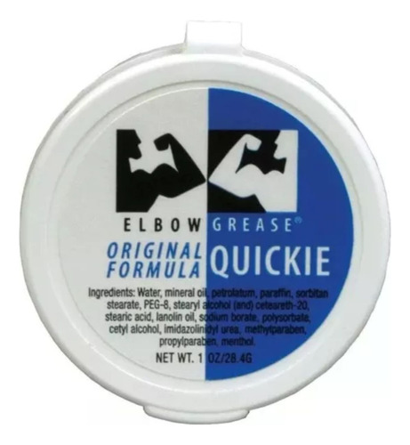 Lubricante Fisting Formula Quickie Elbow Grease 28g Fragancia Sin fragancia