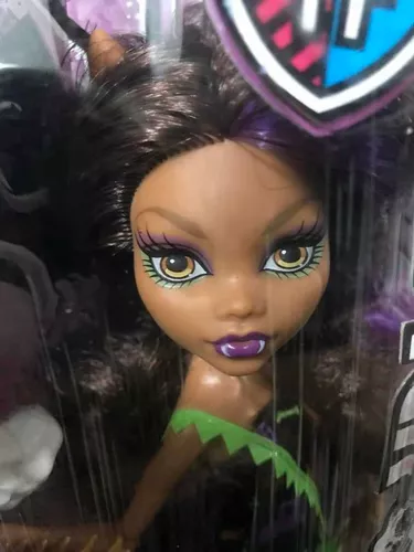 Boneca Monster High Clawdeen Freaky fiel trip incompleta, usada