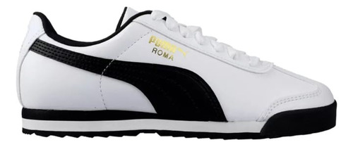Tenis Puma Roma Basic Blanco Negro 100% Original