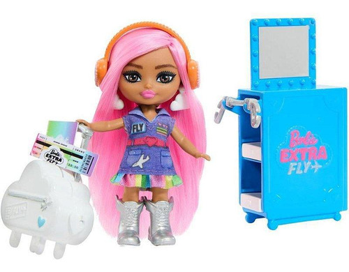 Barbie Extra Minis Fly Jet Con Acsesorios (hpf72)