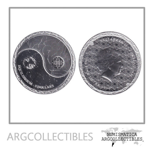 Tokelau Moneda 5 Dolares 2022 Plata 999 1 Onza Proof