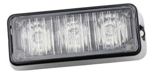 Foco Lateral Led Rojo Estroboscopico 12 Y 24 Volts