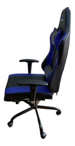 Imagen 5 de 8 de Silla Gamer Pro Gaming Giratoria Con Reposapies Blanco