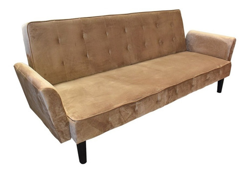 Sofa Cama Modelo Brown, Tela Tipo Terciopelo