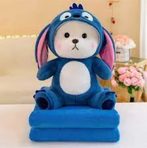 Oso Grande Peluche Con Manta 40cm - Kuromi My Melody Stitch Stitch Ted