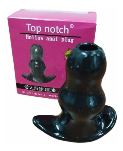 Plug Anal Jelly Hueco Para Dedo O Bala