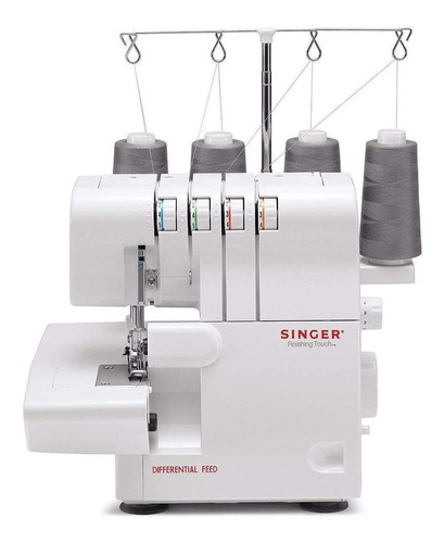 Máquina de coser overlock Singer Finishing Touch 14SH654 portable blanca 120V