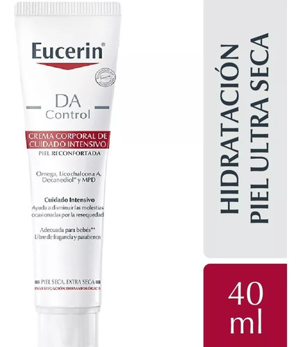 Eucerin Da Control Crema Corporal De Cuidado Intensivo 40ml