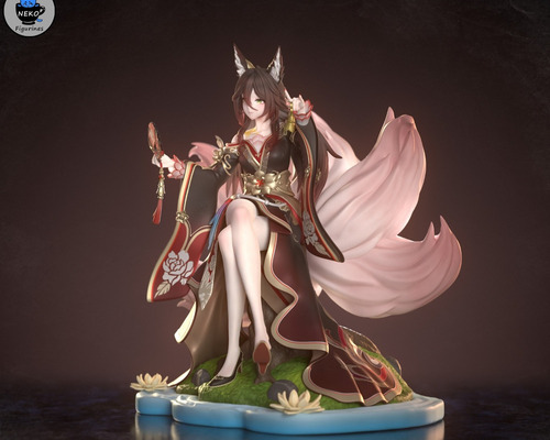 Fugue Tingyun Honkai Star Rail Game Figura Resina 24cm