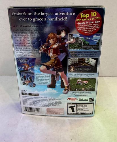 The Legend Of Heroes Trails In The Sky | Psp Completo (Usado)