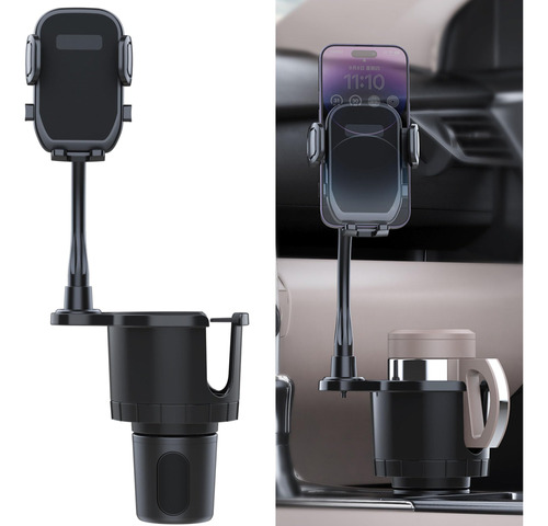 Portavaso Para Automovil Soporte Telefono 2 1 Expansor 360°