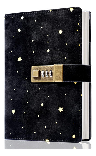 Agenda Recargable Lock Journal Cagie Secret, Tapa De Pana As
