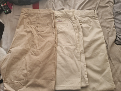 3 Pantalones Casuales Ralph Lauren Gap Cremiux #38