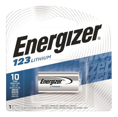 Pila Cr 123 De Litio 3v  Energizer- Lithum